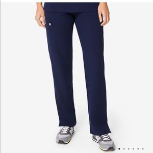 Figs Kade Cargo Scrub Pants Navy Blue